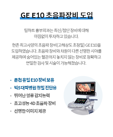 GE E10 초음파장비 도입